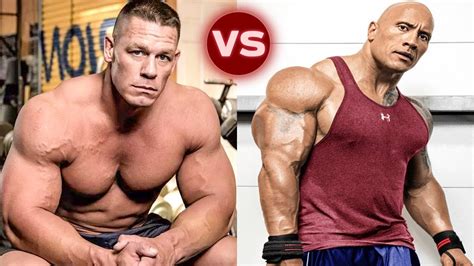 John Cena vs The Rock Transformation 2018 | Who is better? - YouTube