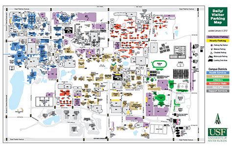 Usf Campus Map Tampa - Zip Code Map