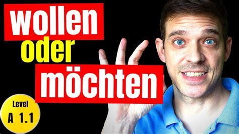 The German modal verb "wollen" | "wollen" oder "möchten"? | Learn ...