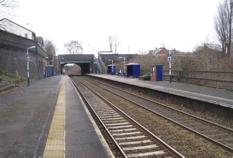 Eccles railway station, Greater... © Nigel Thompson :: Geograph Britain ...