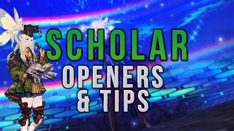 FFXIV 4.2 ~ Scholar Openers and Tips - YouTube