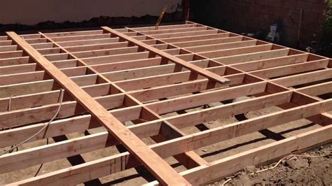 Floor joist installation and blocking - YouTube