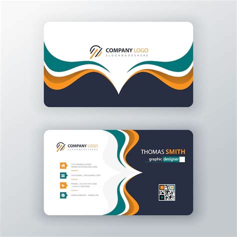 Free Vector | Vector visit card template