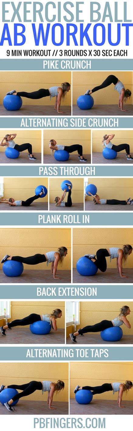 Exercise Ball Ab Workout