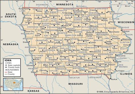 Iowa County Maps: Interactive History & Complete List