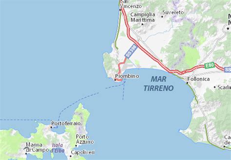 MICHELIN Piombino map - ViaMichelin