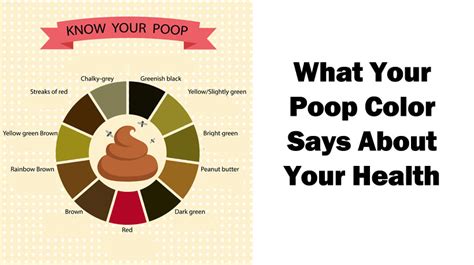 Color Of Your Poop Chart