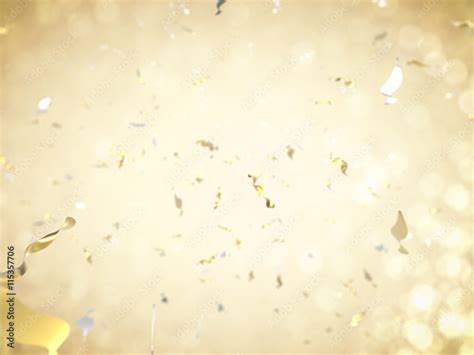 gold glitter with confetti background Stock Photo | Adobe Stock