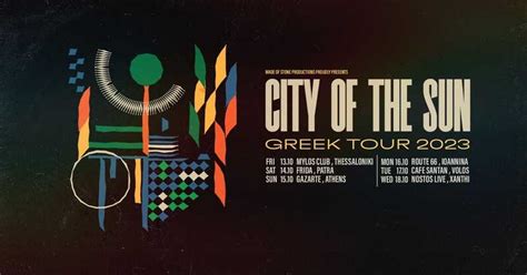 City Of The Sun-Greek tour 2023 | Rock Attitude