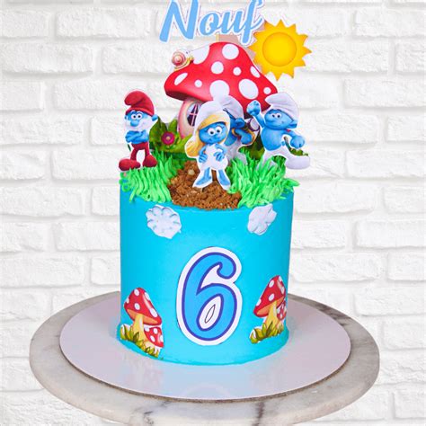 CreamOne Delicious Smurf Cake - Starting from Just 38 AED