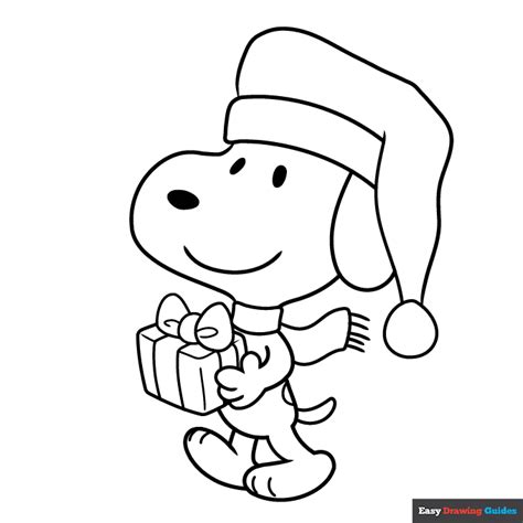 Peanuts Christmas Coloring Pages