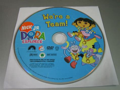 Dora the Explorer - We're a Team (DVD, 2006) - Disc Only!!! | eBay