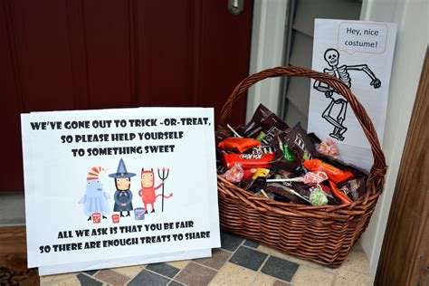 Unattended Halloween candy bowl printable sign | Great Ideas ...