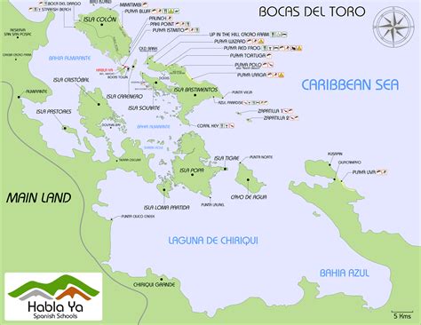 Bocas Del Toro Maps