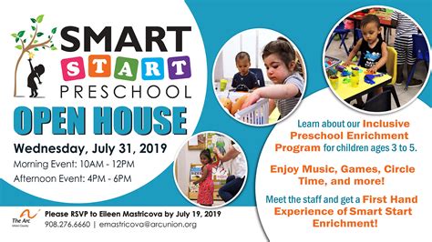 Smart Start Preschool Open House - NJ Family