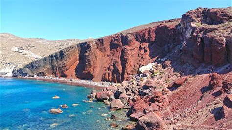 Red Beach - Santorini 4K - YouTube