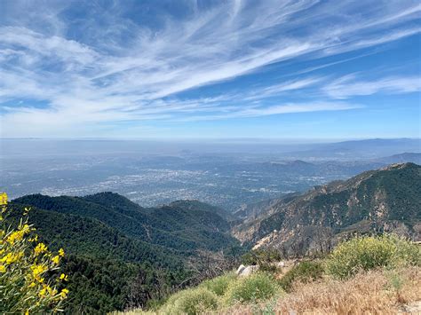 Taken from Mt Wilson today; it was hot but beautiful! : r/LosAngeles