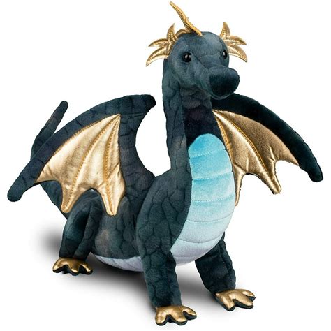 Aragon Navy Dragon Plush Toy Stuffed Animal by Douglas - Walmart.com ...