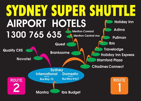 Airport Hotels Shuttle Service - Sydney Super Shuttle