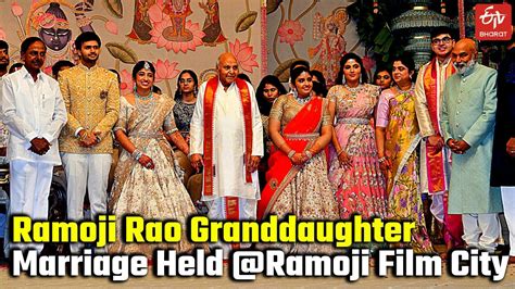 Ramoji Rao's Granddaughter Brihati Getting Married at Film City ...