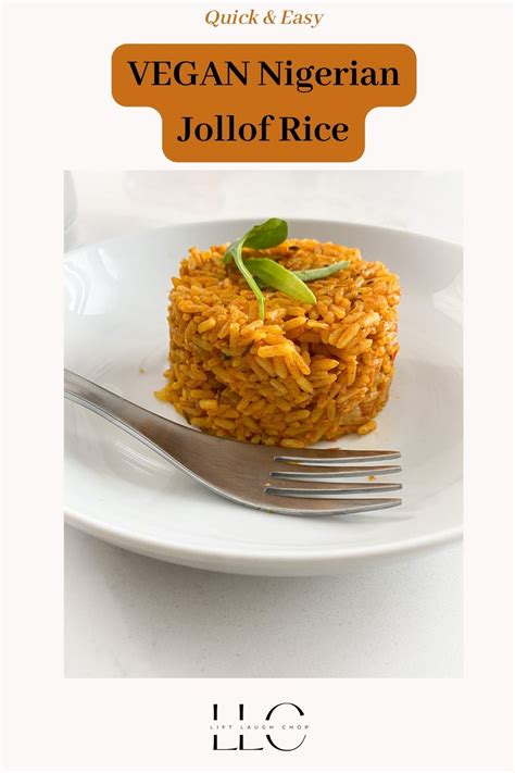 Vegan Jollof Rice (Less than 300 calories)| Healthy African Inspired ...