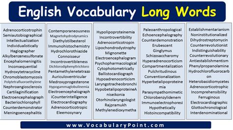 Longest words in english vocabulary Archives - Vocabulary Point