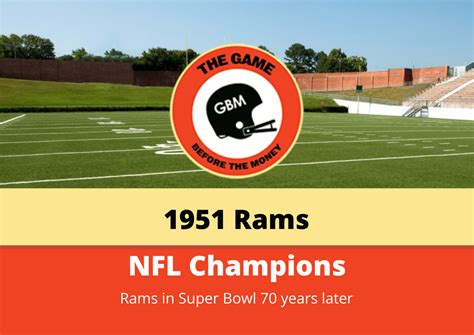 Rams in Super Bowl 70 Years After Only LA Title | The Game Before the Money