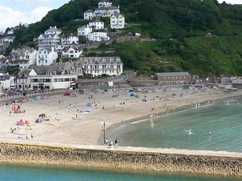 Looe Beach in Cornwall, England