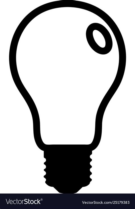 Light bulb Royalty Free Vector Image - VectorStock