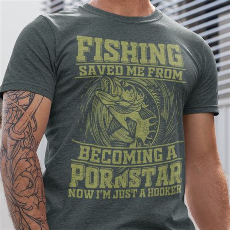 Fishing Shirts Funny Fishing T-Shirts for Men Outdoor | Etsy