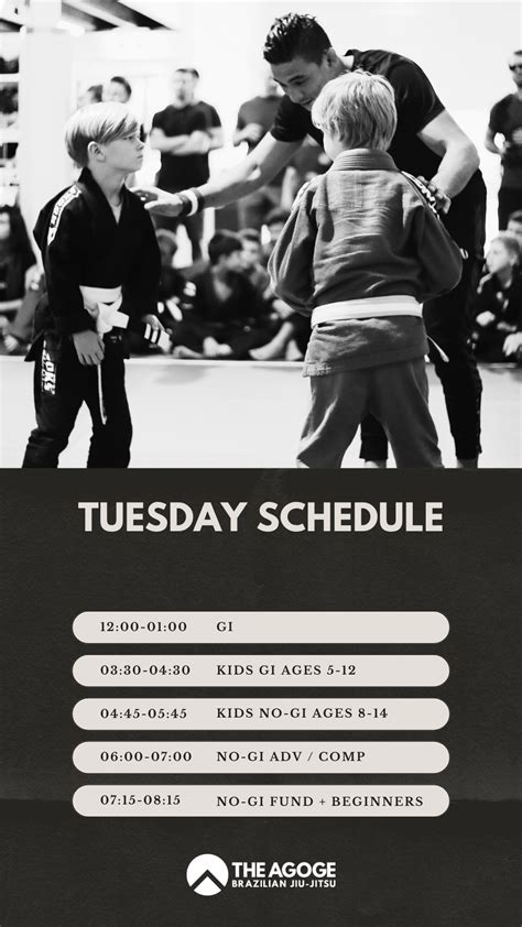 Timetable — The Agoge BJJ