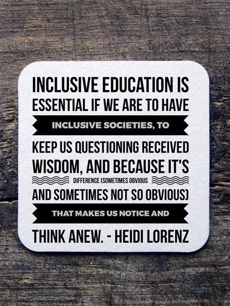 What is inclusive education Diversity Quotes Inspiration, Special ...