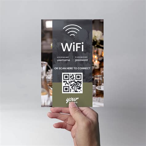 Qr Code Poster Template Free