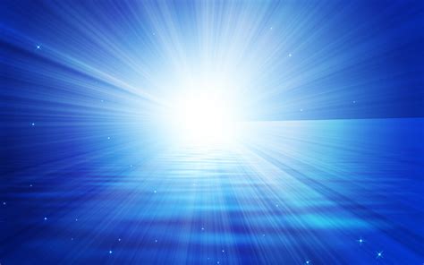 1360x768 resolution | light rays surrounded with blue waves HD ...