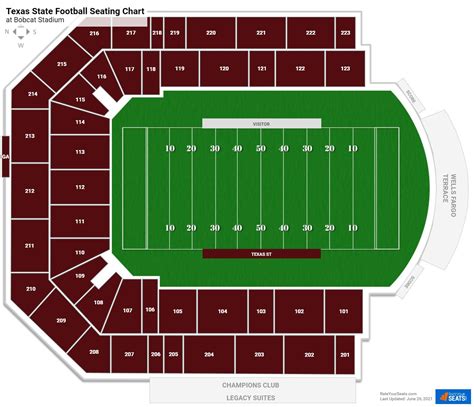 Bobcat Stadium Seating Chart - RateYourSeats.com