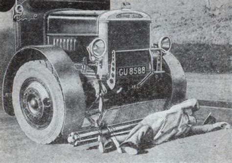 This Roller Safety Device Sweeps Away Fallen Pedestrian, 1931 | Vintage ...