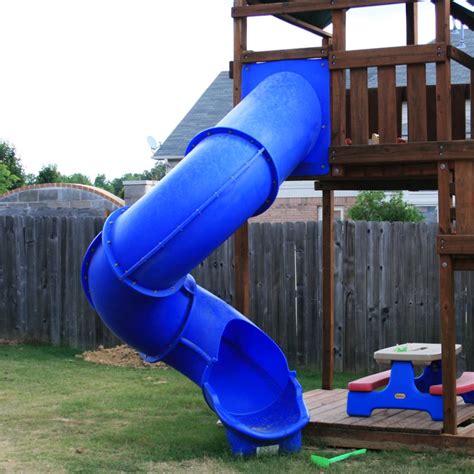 Super Tube Spiral Slide - 7ft, 8ft, 9ft 10ft decks Starts at $879