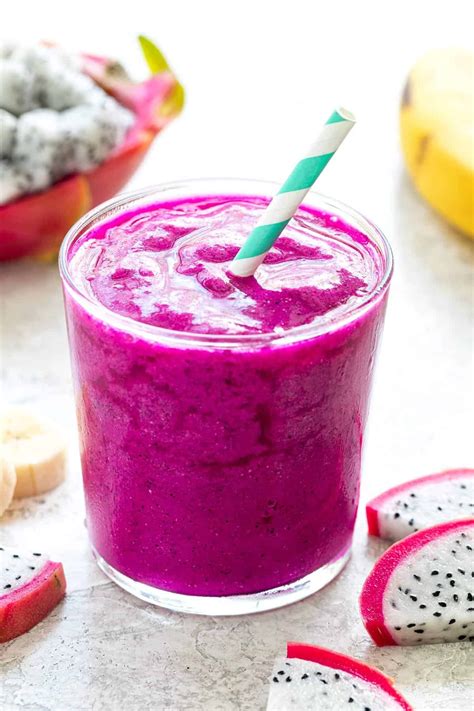 Dragon Fruit Smoothie | Recipe | Dragon fruit smoothie recipe, Dragon ...