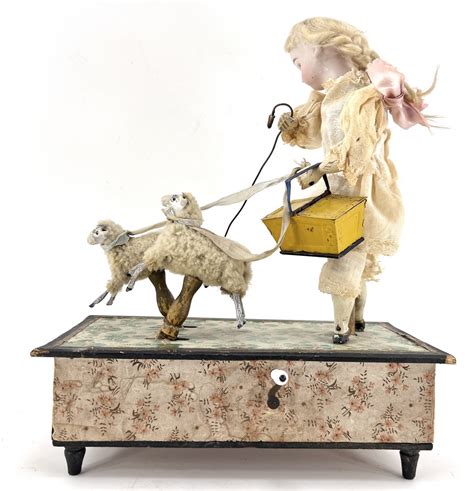 Products: Musical Hand-Crank Automaton Doll – Finer Things Antiques