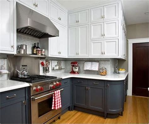 20++ White Upper Cabinets Gray Lower - PIMPHOMEE