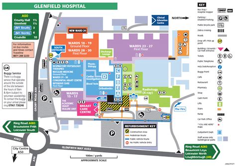 Llandough Hospital Map Of Departments