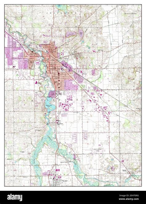 Goshen indiana map hi-res stock photography and images - Alamy