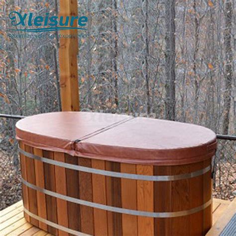 Outdoor Whirlpool Wooden Hot Tub Cover Indeformable Core Covers Hot Tub ...