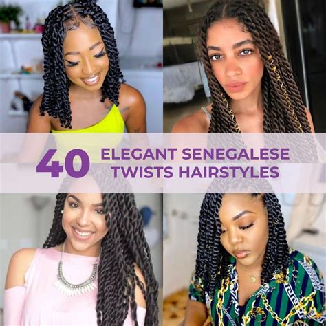 40 Elegant Senegalese Twists Hairstyles with Full Style Guide - Coils ...