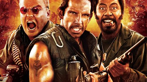 Download Robert Downey Jr. Jack Black Ben Stiller Movie Tropic Thunder ...