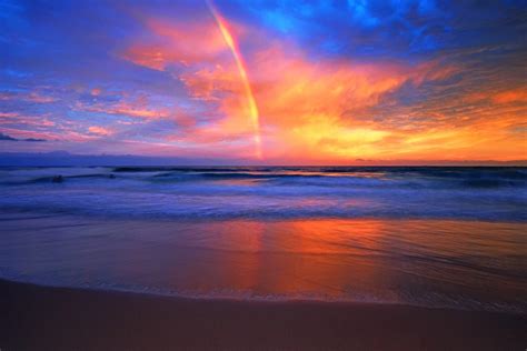 Rainbow into the Sunset - Chilby Photography