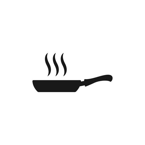 frying pan logo icon design template vector 7636891 Vector Art at Vecteezy