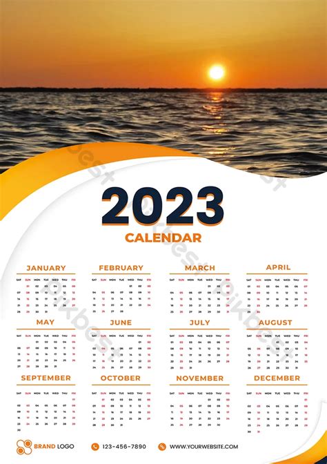 2023 Happy New Year Calendar Design Template | AI Free Download - Pikbest