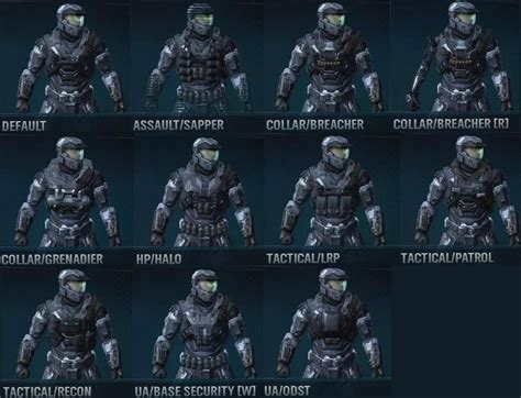 Halo reach, Halo armor, Halo spartan armor