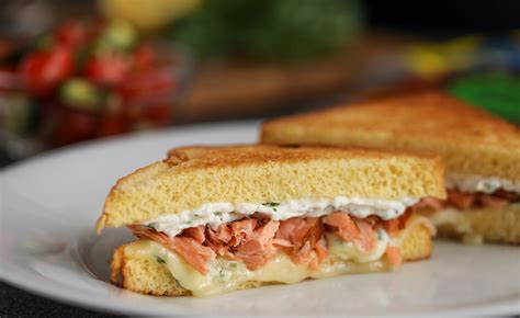 Honey Smoked Salmon Grilled Cheese Sandwich Recipe | Honey Smoked Fish Co.